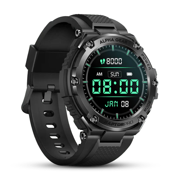 RAPTOR PRO - El smartwatch que desafía tus límites.