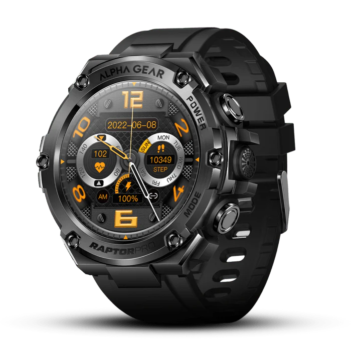 RAPTOR PRO - El smartwatch que desafía tus límites.